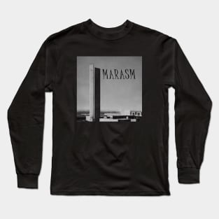 MARASM Brutalist Tower print Long Sleeve T-Shirt